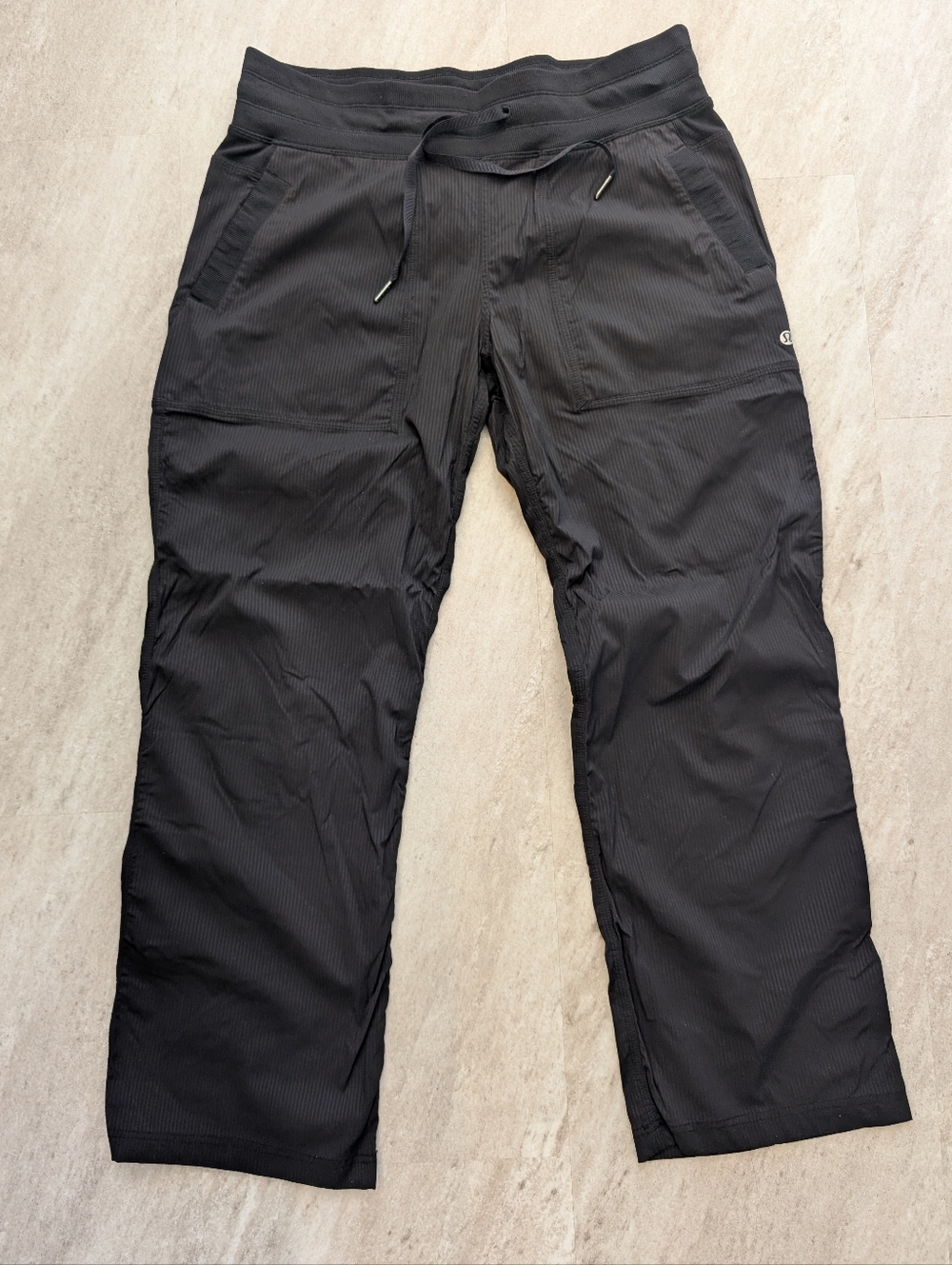 lululemon athletica Black Women's Track Straight Leg Pants